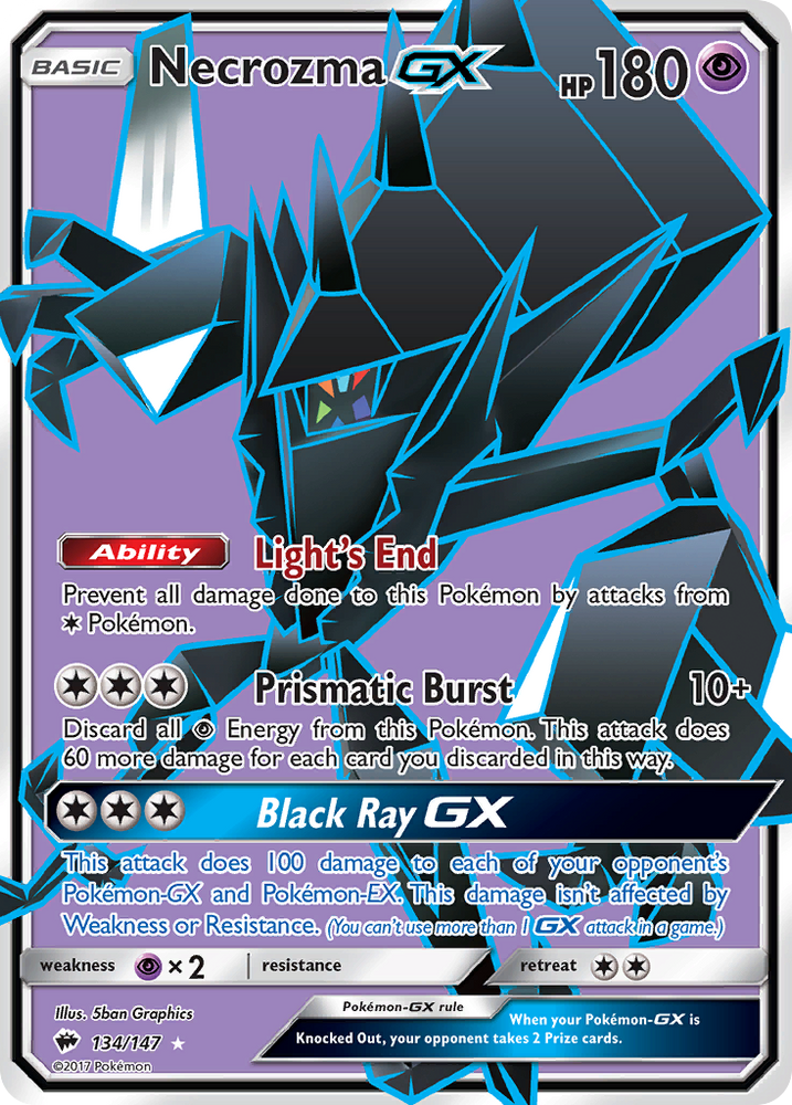 Necrozma GX (134/147) [Soleil et Lune : Ombres brûlantes] 