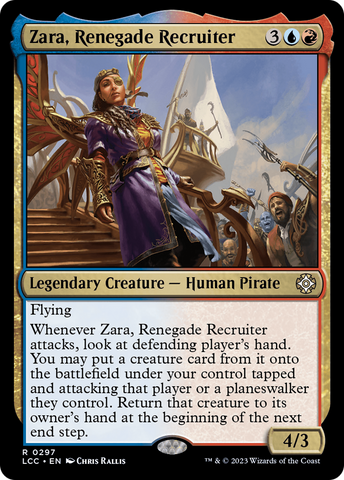 Zara, recruteur renégat [Commandant des Cavernes perdues d'Ixalan] 