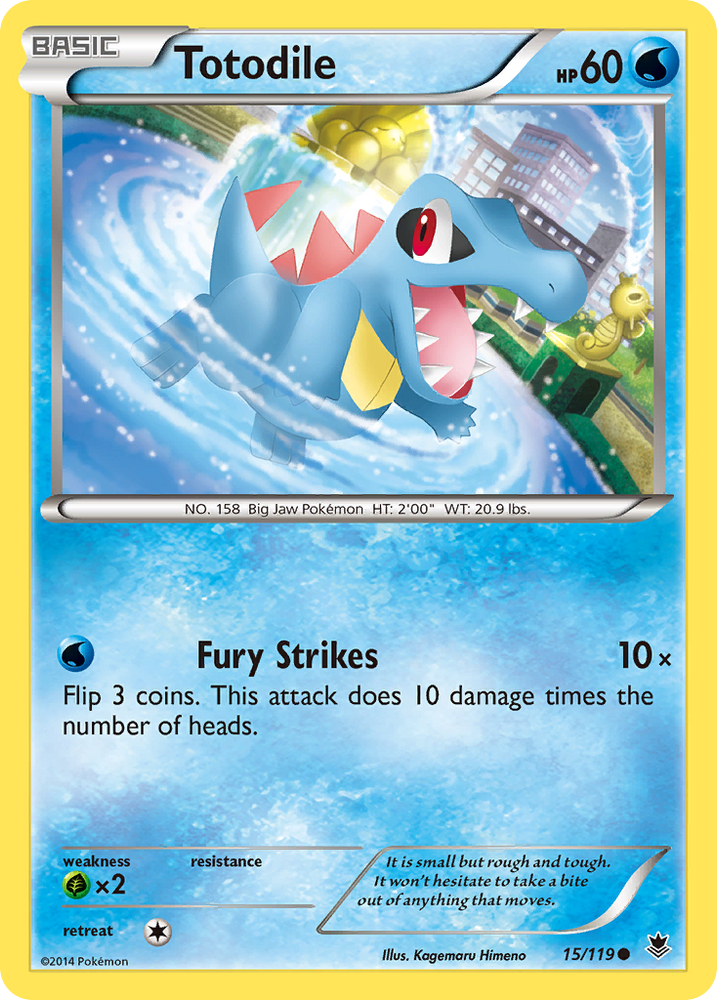 Totodile (15/119) [XY : Forces fantômes] 