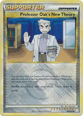 Nouvelle théorie du professeur Oak (101/123) (Promo de la Ligue) [HeartGold &amp; SoulSilver : Ensemble de base] 