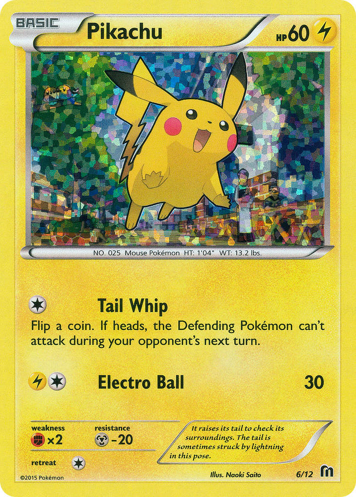 Pikachu (6/12) [Promos McDonald's : Collection 2015] 