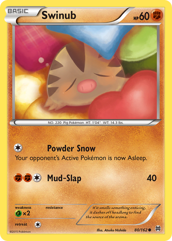 Swinub (80/162) [XY : PERCÉE] 