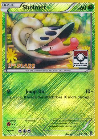 Shelmet (8/111) (Promo de la Ligue 3e place) [XY : Furious Fists] 