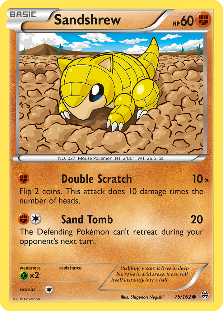 Sandshrew (75/162) [XY : PERCÉE] 