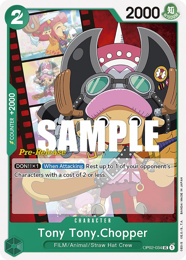 Tony Tony.Chopper [Cartes pré-version de Paramount War] 