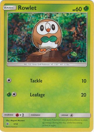 Rowlet (1/12) [Promos McDonald's : Collection 2017] 