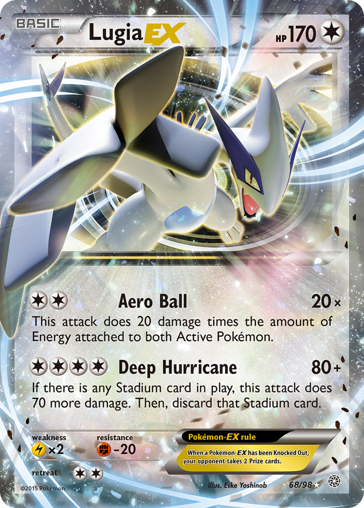 Lugia EX (68/98) [XY : Origines anciennes] 