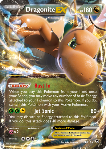 Dragonite EX (74/111) [XY : Poings furieux] 