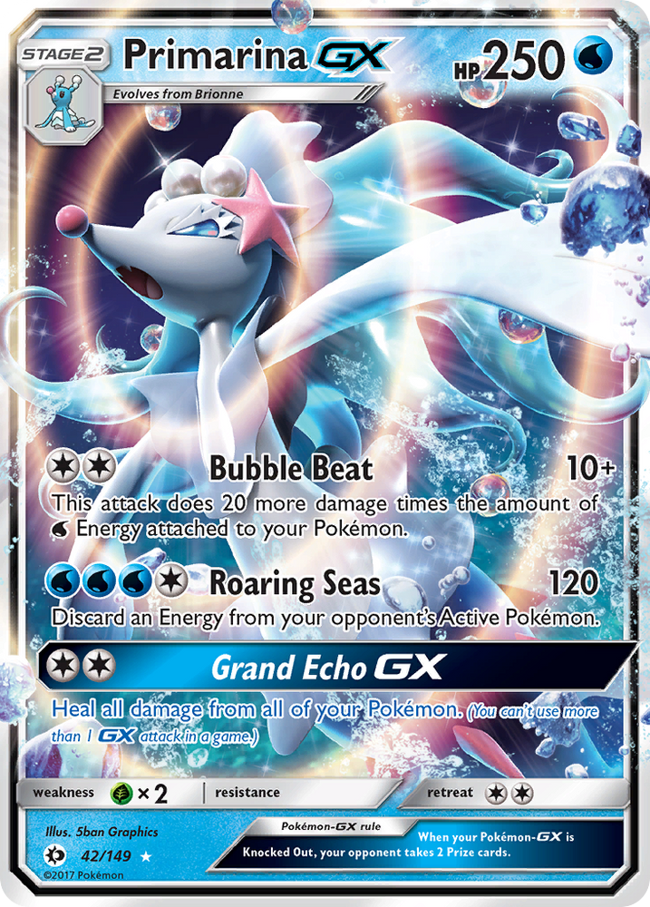 Primarina GX (42/149) [Soleil et Lune : ensemble de base] 