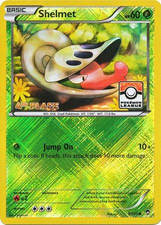 Shelmet (8/111) (Promo de la Ligue 4e place) [XY : Furious Fists] 