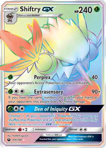 Shiftry GX (169/168) [Soleil et Lune : Tempête céleste]