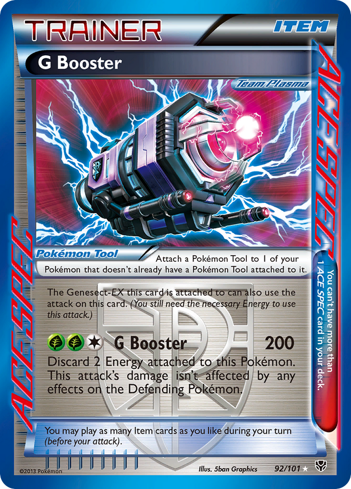 G Booster (92/101) [Noir et blanc : explosion de plasma] 