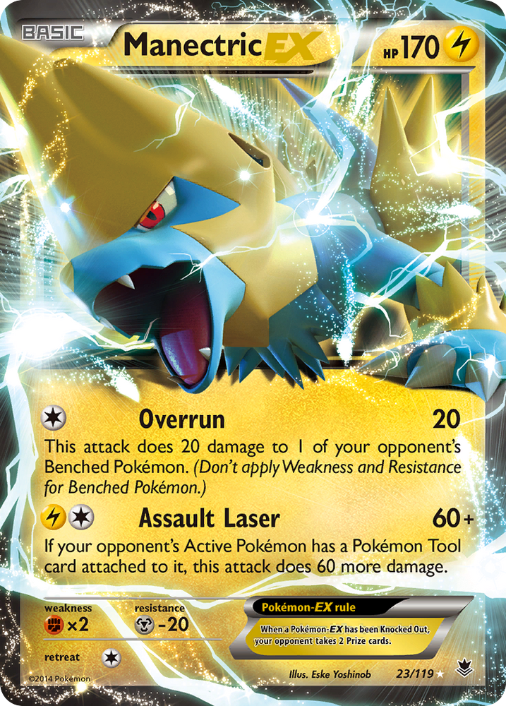 Manectric EX (23/119) [XY : Forces fantômes] 