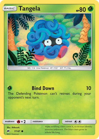 Tangela (7/147) [Soleil et Lune : Ombres brûlantes] 