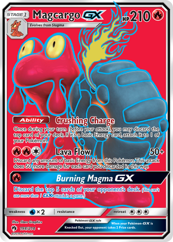 Magcargo GX (198/214) [Soleil et Lune : Tonnerre perdu] 