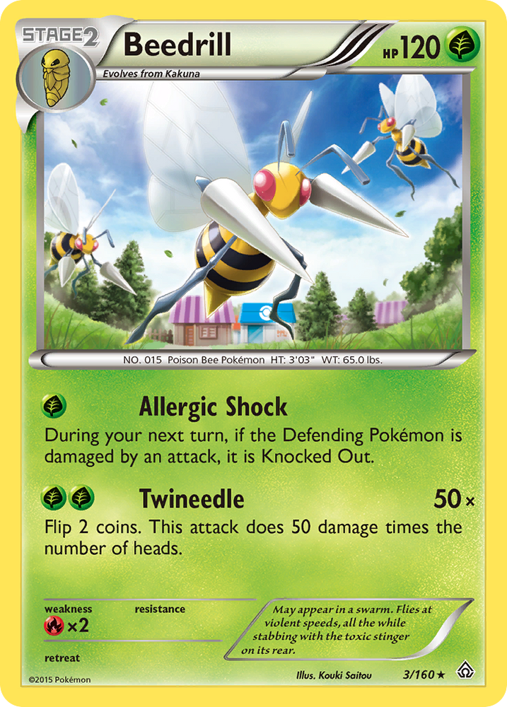 Beedrill (3/160) [XY : Primal Clash] 