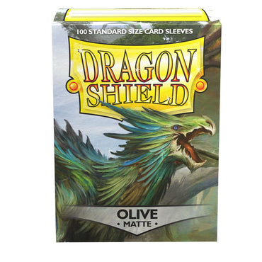 Dragon Shield : Pochettes standard 100 ct – Olive (mat) 