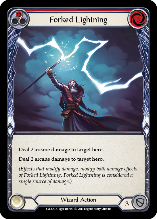 Forked Lightning [ARC120-S] (Arcane Rising) 1ère édition normale 