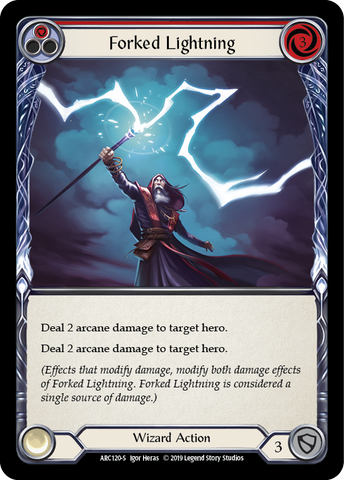 Forked Lightning [ARC120-S] (Arcane Rising) 1ère édition normale 