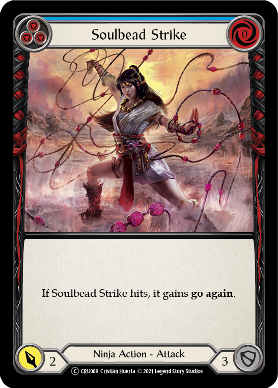 Soulbead Strike (Bleu) [U-CRU068] (Crucible of War Unlimited) Illimité Normal 