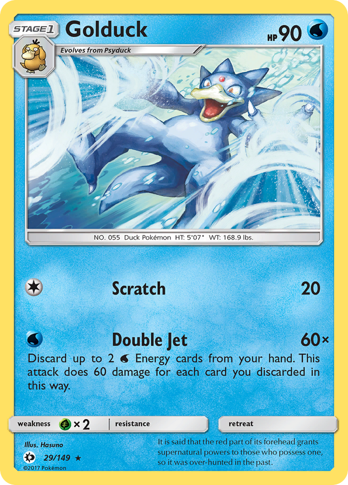 Golduck (29/149) [Soleil et Lune : Ensemble de base] 