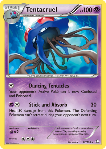 Tentacruel (72/160) [XY : Primal Clash] 