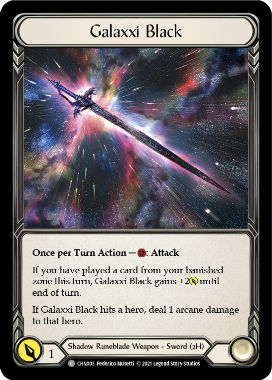 Galaxxi Noir [CHN003] (Deck Monarch Chane Blitz) 