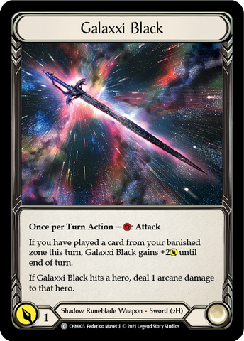 Galaxxi Noir [CHN003] (Deck Monarch Chane Blitz) 