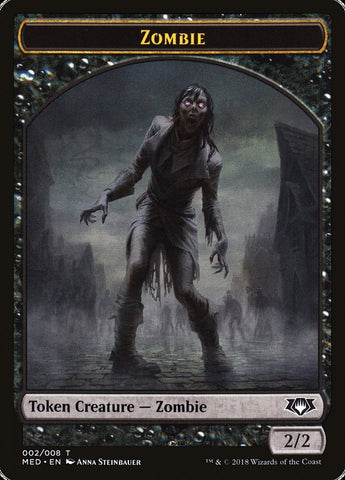 Jeton Zombie [Jetons de l'édition mythique]