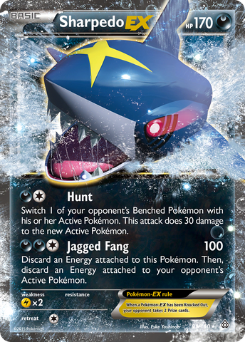 Sharpedo EX (91/160) [XY : Primal Clash] 