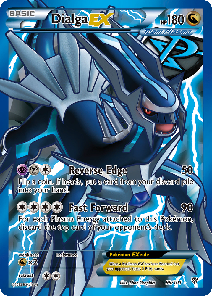 Dialga EX (99/101) [Noir et blanc : explosion de plasma] 