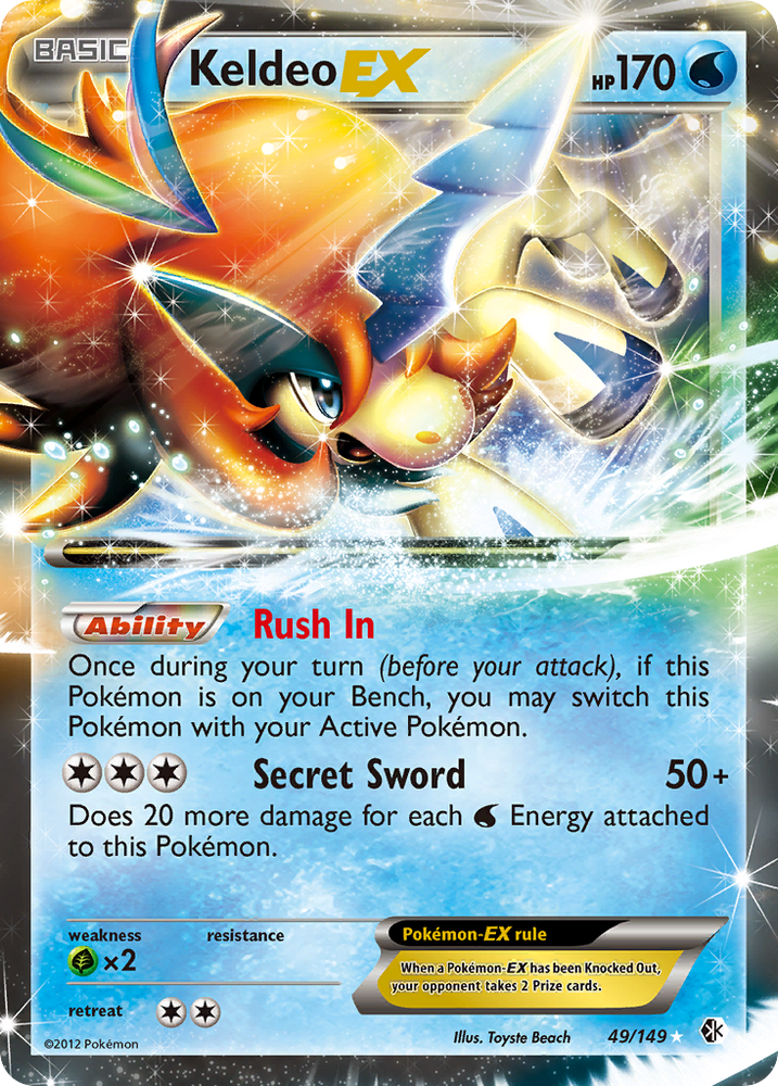 Keldeo EX (49/149) [Noir et blanc : frontières franchies] 