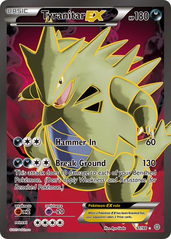 Tyranitar EX (91/98) [XY : Origines anciennes] 