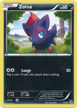 Zorua (13/30) [Noir et Blanc : Kit d'entraînement - Zoroark] 