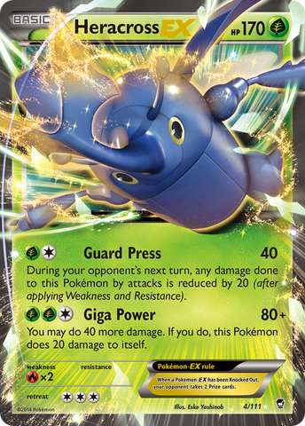 Heracross EX (4/111) [XY : Poings furieux] 