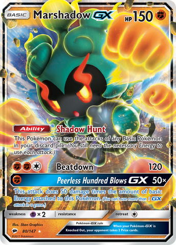 Marshadow GX (80/147) [Soleil et Lune : Ombres brûlantes] 