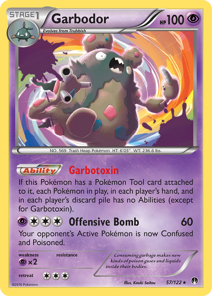 Garbodor (57/122) [XY : point de rupture] 