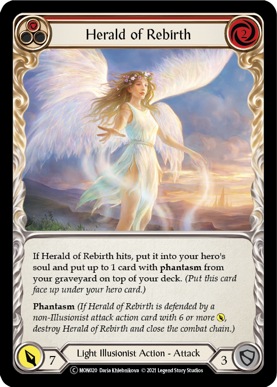 Herald of Rebirth (Rouge) [U-MON020-RF] (Monarch Unlimited) Feuille arc-en-ciel illimitée 