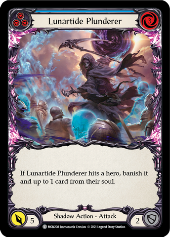 Lunartide Plunderer (Bleu) [MON208-RF] (Monarch) 1ère édition Rainbow Foil 