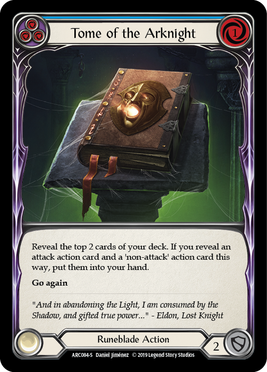 Tome de l'Arknight [ARC084-S] (Arcane Rising) 1ère édition Rainbow Foil 