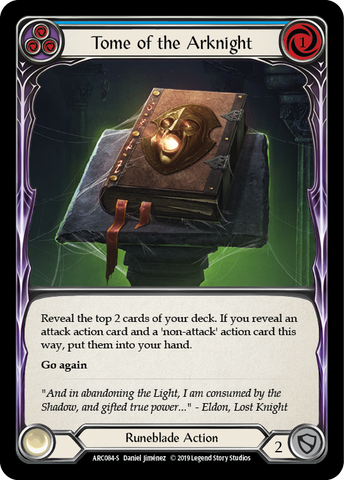 Tome de l'Arknight [ARC084-S] (Arcane Rising) 1ère édition Rainbow Foil 