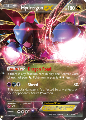 Hydreigon EX (62/108) [XY : Ciel rugissant] 