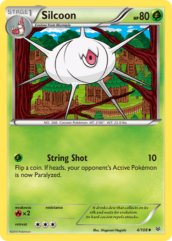 Silcoon (4/108) [XY : Ciel rugissant] 