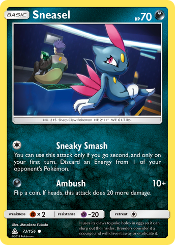 Sneasel (73/156) [Soleil et Lune : Ultra Prisme] 