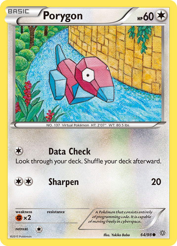 Porygon (64/98) [XY : Origines anciennes] 