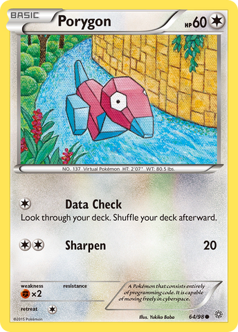 Porygon (64/98) [XY : Origines anciennes] 