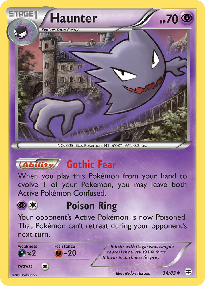 Haunter (34/83) [XY : Générations] 