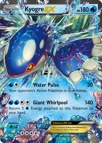 Kyogre EX (54/160) [XY : Primal Clash]