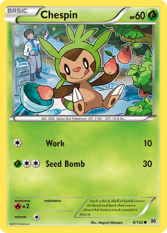 Chespin (8/162) [XY : PERCÉE] 