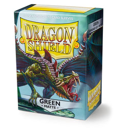 Dragon Shield : Pochettes standard 100 ct – Vert (mat) 